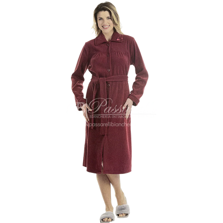 Lingery Vestaglia Maniche Lunghe in Jersey di Puro Cotone 8702/3 2509S36