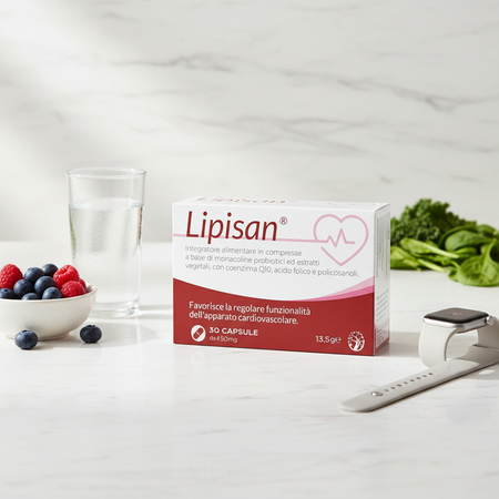 Integratore Alimentare Naturale per Il Benessere Cardiovascolare Lipisan 30 Capsule
