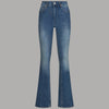 Liu Jo Jeans Bootcut Vita Alta Stonewash Eleganti
