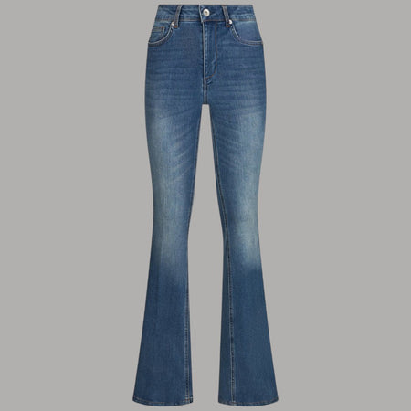Liu Jo Jeans Bootcut Vita Alta Stonewash Eleganti
