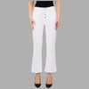 Liu Jo Jeans Cropped Flare, Vita Alta, bottone Gioiello