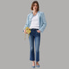 Liu Jo Jeans Flare Cropped Vita Alta, Comfort & Stile Stonewash