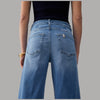 Liu Jo Jeans Flare Vita Alta con Cintura Logo Monogram