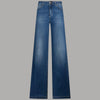 Liu Jo Jeans Flare Vita Alta con Cintura Monogram Regolabile