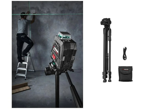 Livella Laser a Croce PARKSIDE PERFORMANCE Ricaricabile con Treppiede 4V - Prodotto esposto in negozio