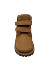 Boscaiolo bambino Grunland Junior Puof ocra pelle velcro comfort premium