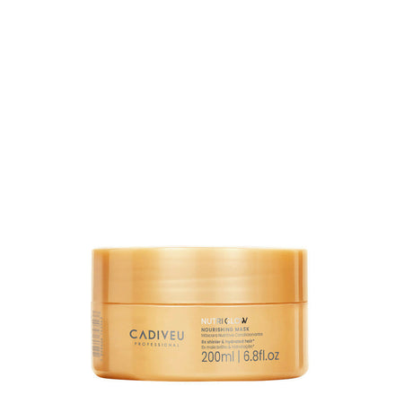 Cadiveu nutri glow nourishing mask 200 ml, trattamento intenso per la massima nutrizione e lucentezza.
