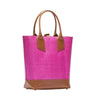 N°21 borse a tracolla donna n21 - vertical shopper raffia - fucsia da donna