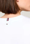 Tommy Hilfiger T-SHIRT RLX LIGHT CTN INTERLOCK C-NK SS da donna