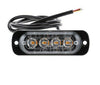 Luce ingombro 4 LED 2W Flash Strobo Emergenza 12-24V 6000K camion furgone auto