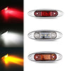 1 Fanalino Luce Laterale Bianco Fanale Ingombro Led 12-24V Posizione Camper Camion Caravan