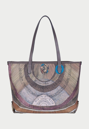 GATTINONI BORSA PLANETARIUM M. SHOPPING PVC da donna