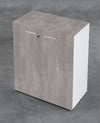Mobile ufficio in melaminico con ante battenti in vari colori a scelta cm. 90x43x129h