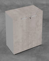 Mobile moderno per ufficio operativo con struttura grigia in melaminico cm. 90x43x129h