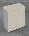 Mobile moderno per ufficio operativo con struttura grigia in melaminico cm. 90x43x129h