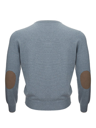 Gran Sasso Maglione Cashmere Scollo a V da uomo