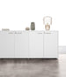 Mobile archivio ufficio in melaminico con 4 ante battenti cm. 180x43x87h