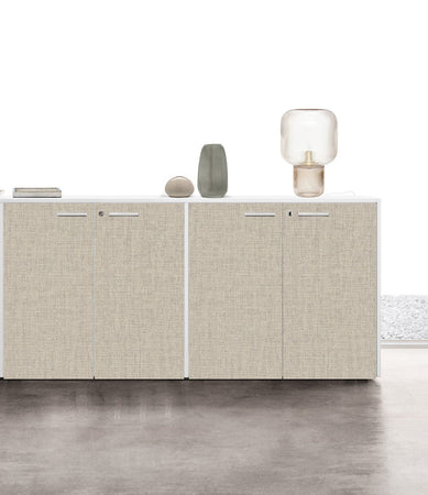 Mobile archivio ufficio in melaminico con 4 ante battenti cm. 180x43x87h