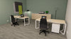 Mobile archivio ufficio in melaminico con 4 ante battenti cm. 180x43x87h