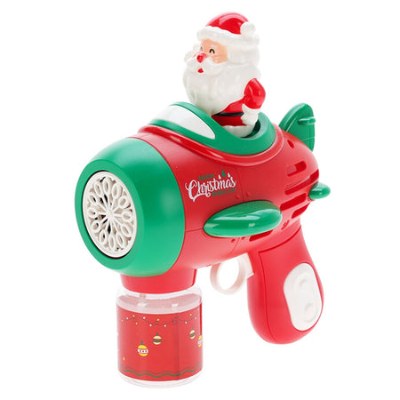 Pistola giocattolo con luce e bolle di sapone decorazioni natalizie