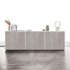 Mobile libreria con 6 ante battenti da ufficio operativo, struttura bianca cm. 270x43x87h