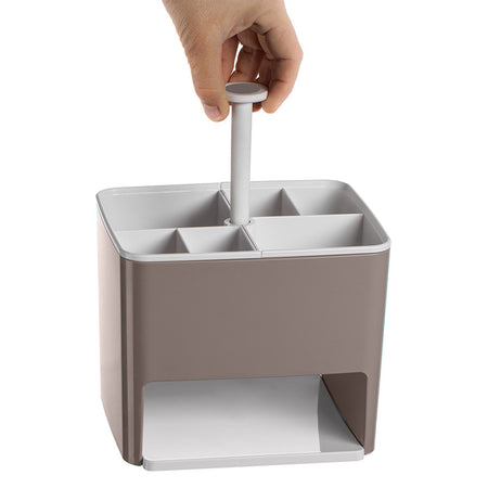 Porta tovaglioli Pronto-tavola con divisori per posate e bicchieri