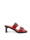 GANNI Sandali Mules Due Fasce con Borchie Forate Ganni da donna