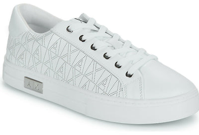 Armani Exchange Sneakers Donna Bianche in Ecopelle XDX142 XV825 00152 WHITE