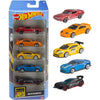 scatola di Hot Wheels 5 voitur