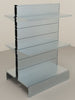 Modulo aggiuntivo zincato scaffale negozio abbigliamento di cm. 100x40x140h