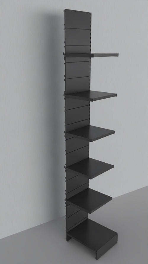 Modulo aggiuntivo da scaffale in metallo da negozi di cm. 45x40x300h