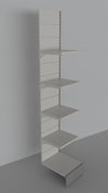 Modulo aggiuntivo per scaffale a piani con mensole di cm. 45x50x250h