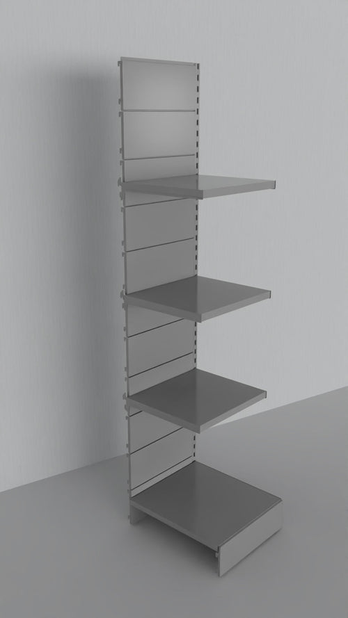 Modulo continuativo per scaffalatura metallica a parete di cm. 45x60x200h