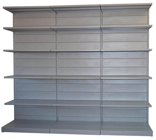 Modulo continuativo per scaffalatura metallica a parete di cm. 45x60x200h