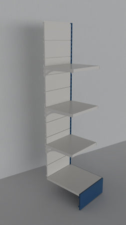 Modulo aggiuntivo di scaffalatura in metallo di cm. 45x60x200h