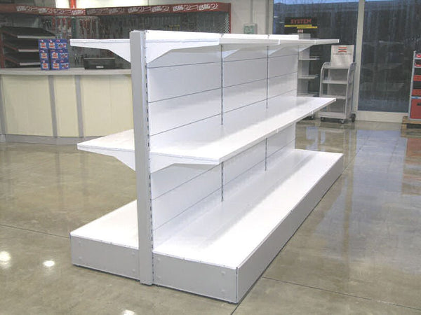 Modulo continuativo scaffale a parete da negozio di cm. 100x50x140h