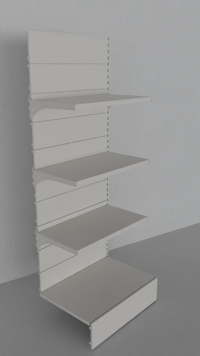 Modulo aggiuntivo per scaffale a piani con mensole di cm. 80x40x200h