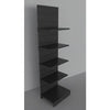 Modulo aggiuntivo scaffale in metallo verniciato da negozio cm. 75x40x250h