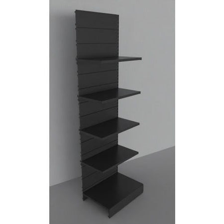 Modulo aggiuntivo scaffale in metallo verniciato da negozio cm. 75x40x250h