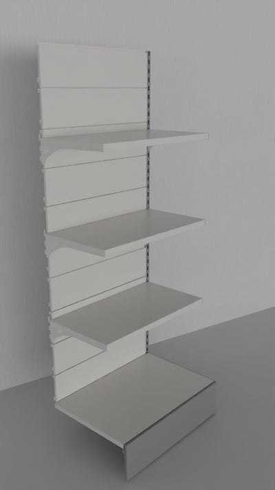 Modulo aggiuntivo scaffale in metallo verniciato di cm. 80x50x200h