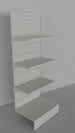 Modulo aggiuntivo scaffale verniciato di cm. 80x60x200h