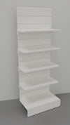 Modulo aggiuntivo per scaffalatura metallica per negozi di cm. 100x30x250h