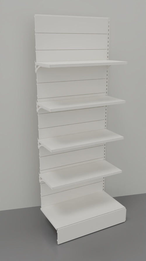 Modulo aggiuntivo per scaffalatura metallica per negozi di cm. 100x30x250h