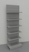 Modulo aggiuntivo scaffale metallico verniciato per negozi di cm. 97x40x300h