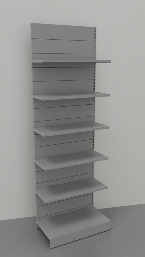 Modulo aggiuntivo da scaffalatura in ferro a piani regolabili di cm. 97x40x300h
