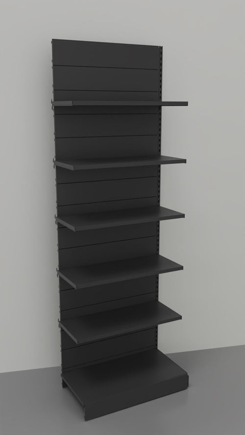 Modulo aggiuntivo scaffale in metallo a piani regolabili da negozio di cm. 100x50x300h