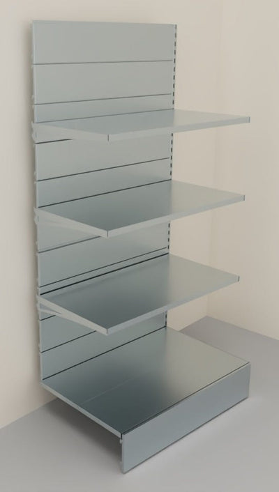 Modulo aggiuntivo zincato scaffale negozio di cm. 100x50x200h