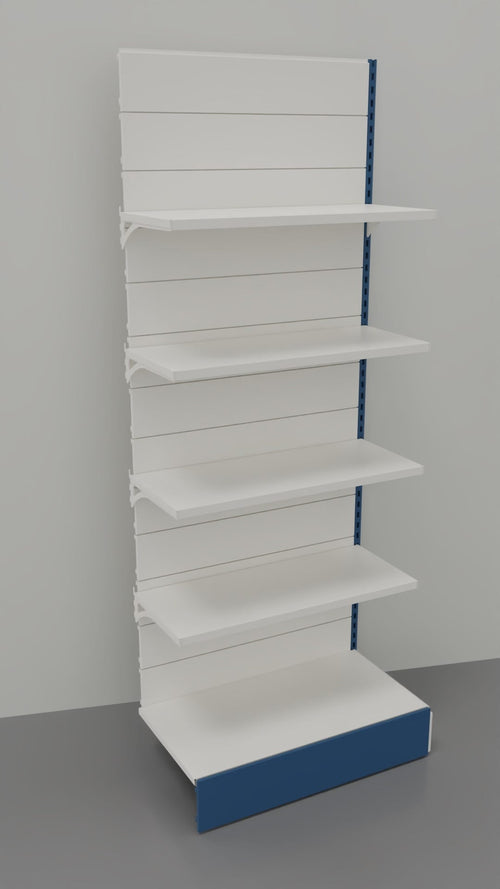 Modulo aggiuntivo scaffale negozio abbigliamento di cm. 100x50x250h