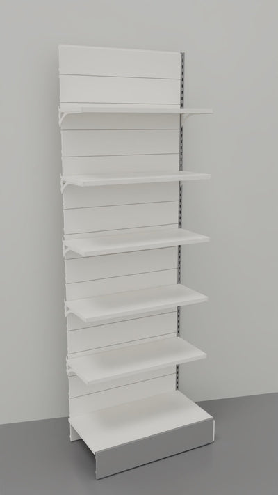 Modulo aggiuntivo per scaffalatura metallica per negozi di cm. 100x50x300h