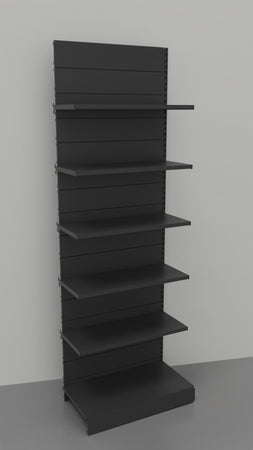 Modulo aggiuntivo per scaffalatura in metallo verniciato da negozi di cm. 100x50x300h